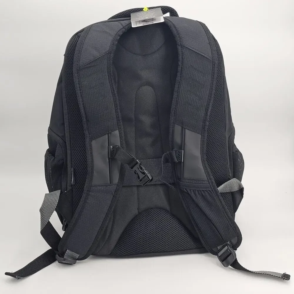 Vertex 5387 Viper Computer Backpack, Black, Travel School Commuter Bag New Tags